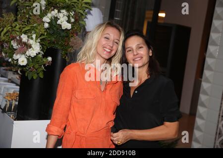 Ludivine Sagnier et Virginie Ledoyen lors de l'ouverture du Spa Akasha de l'Hotel Lutetia en partenariat avec Carita a Paris, France, le 10 Septembre 2018. Foto von Jerome Domine/ABACAPRESS.COM Stockfoto