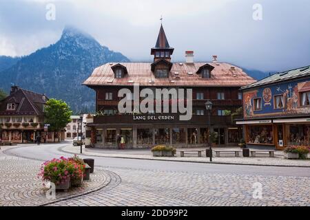 Oberammergau, Garmisch-Partenkirchen, Oberbayern, Bayern, Deutschland Stockfoto