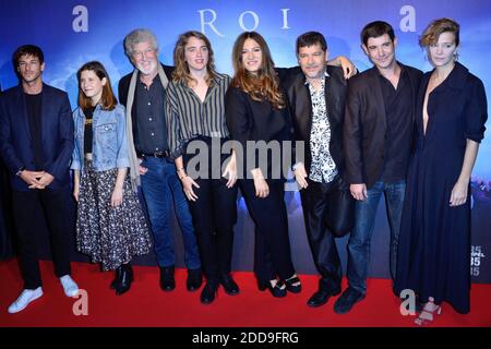 Gaspard Ulliel, Emma Stive, Adele Haenel, Izia Higelin, Pierre Schoeller, Johan Libereau et Celine Sallette assistent a la Premiere de UN Peuple et Son ROI au Gaumont Capucines a Paris, France le 13 Septembre 2018. Foto von Aurore Marechal/ABACAPRESS.COM Stockfoto