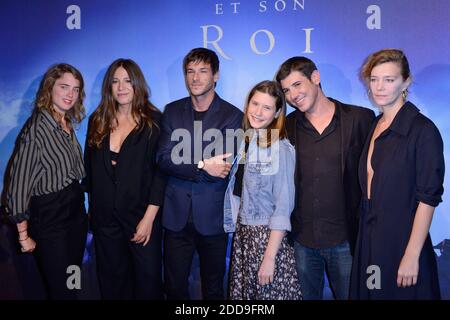 Adele Haenel, Izia Higelin, Gaspard Ulliel, Emma Stive, Johan Libereau et Celine Sallette assistent a la Premiere de UN Peuple et Son ROI au Gaumont Capucines a Paris, France le 13 Septembre 2018. Foto von Aurore Marechal/ABACAPRESS.COM Stockfoto