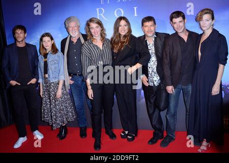 Gaspard Ulliel, Emma Stive, Adele Haenel, Izia Higelin, Pierre Schoeller, Johan Libereau et Celine Sallette assistent a la Premiere de UN Peuple et Son ROI au Gaumont Capucines a Paris, France le 13 Septembre 2018. Foto von Aurore Marechal/ABACAPRESS.COM Stockfoto