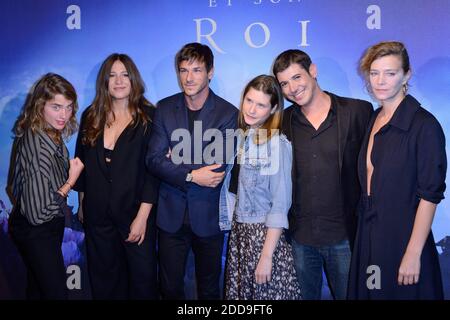 Adele Haenel, Izia Higelin, Gaspard Ulliel, Emma Stive, Johan Libereau et Celine Sallette assistent a la Premiere de UN Peuple et Son ROI au Gaumont Capucines a Paris, France le 13 Septembre 2018. Foto von Aurore Marechal/ABACAPRESS.COM Stockfoto