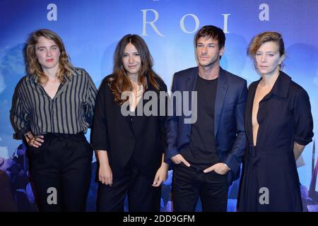 Adele Haenel, Izia Higelin, Gaspard Ulliel et Celine Sallette assistent a la Premiere de UN Peuple et Son ROI au Gaumont Capucines a Paris, France le 13 Septembre 2018. Foto von Aurore Marechal/ABACAPRESS.COM Stockfoto