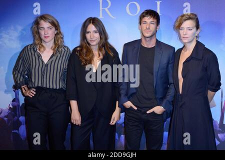 Adele Haenel, Izia Higelin, Gaspard Ulliel et Celine Sallette assistent a la Premiere de UN Peuple et Son ROI au Gaumont Capucines a Paris, France le 13 Septembre 2018. Foto von Aurore Marechal/ABACAPRESS.COM Stockfoto