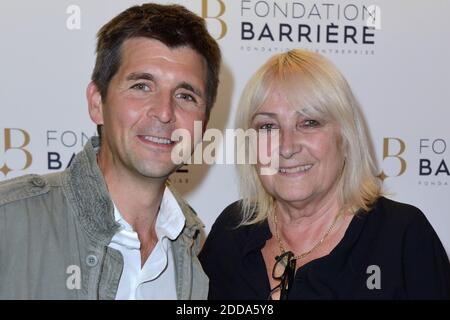 Thomas Sotto et Julie Leclerc assistent a la Premiere du Film Les Chatouilles au Cinema Pulicis a Paris, France le 17 Septembre 2018. Foto von Aurore Marechal/ABACAPRESS.COM Stockfoto