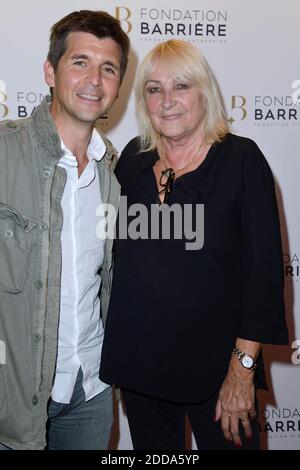 Thomas Sotto et Julie Leclerc assistent a la Premiere du Film Les Chatouilles au Cinema Pulicis a Paris, France le 17 Septembre 2018. Foto von Aurore Marechal/ABACAPRESS.COM Stockfoto
