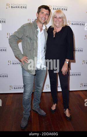Thomas Sotto et Julie Leclerc assistent a la Premiere du Film Les Chatouilles au Cinema Pulicis a Paris, France le 17 Septembre 2018. Foto von Aurore Marechal/ABACAPRESS.COM Stockfoto
