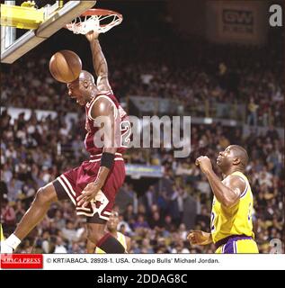 KEIN FILM, KEIN VIDEO, KEIN TV, KEIN DOKUMENTARFILM - © KRT/ABACA. 28928-1. USA. Michael Jordan Von Chicago Bulls. Stockfoto