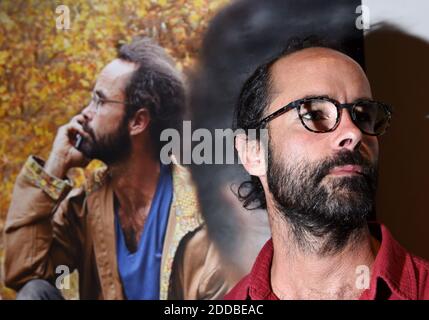 Cedric Herrou nimmt an der Premiere von Libre in Paris, Frankreich am 26. September 2018 Teil. Foto von Alain Apaydin/ABACAPRESS.COM Stockfoto