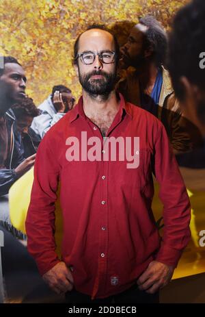 Cedric Herrou nimmt an der Premiere von Libre in Paris, Frankreich am 26. September 2018 Teil. Foto von Alain Apaydin/ABACAPRESS.COM Stockfoto