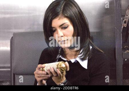 KEIN FILM, KEIN VIDEO, KEIN Fernsehen, KEIN DOKUMENTARFILM - Audrey Tautou spielt die Hauptrolle in 'The Da Vinci Code', der die 59. Filmfestspiele von Cannes eröffnen wird. Photo Columbia Pictures via KRT/ABACAPRESS.COM Stockfoto