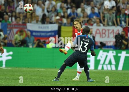 Frankreich gegen Kroatien beim Finale der FIFA Fußball-Weltmeisterschaft 2018 im Luzhniki-Stadion am 14. Juli 2018 in Moskau, Russland. Foto von Lionel Hahn/ABACAPRESS.COM Stockfoto