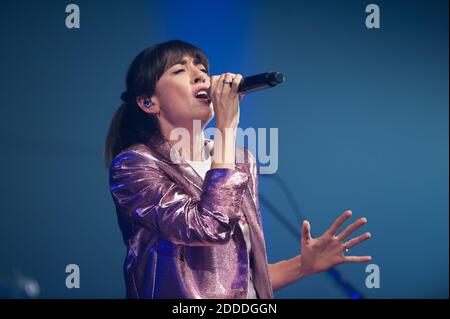 Nolwenn Leroy tritt am 15. Juli 2018 beim Musikfestival Francofolies in La Rochelle, westlich von Frankreich, auf. Foto von Arnault Serriere/ABACAPRESS.COM Stockfoto