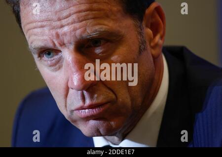 Geoffroy Roux de Bezieux President du MEDEF. Paris Frankreich, le 29 juin 2018. Foto von Vernier/JBV News/ABACAPRESS.COM Stockfoto