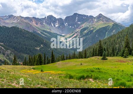 Eine Fahrt durch SW Colorado Stockfoto