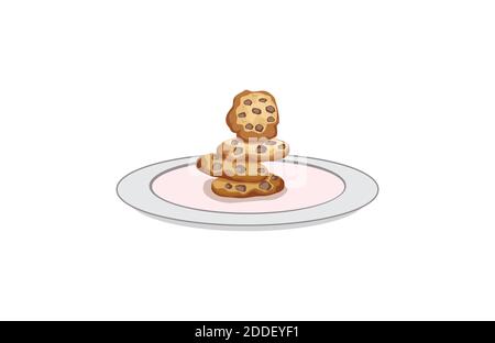 Cookies Design Illustration Vektor eps Format , geeignet für Ihr Design Bedürfnisse, Logo, Illustration, Animation, etc. Stock Vektor