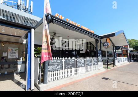 Six Tanks Brew Co. Pub und Restaurant in Mitchell Street, Darwin, Northern Territory, NT, Australien Stockfoto