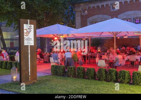 Geographie / Reisen, Deutschland, Bayern, Bad Reichenhall, Restaurant Salin in den alten Salinwerken, Bad Reic, Zusatz-Rechteklärung-Info-Not-available Stockfoto