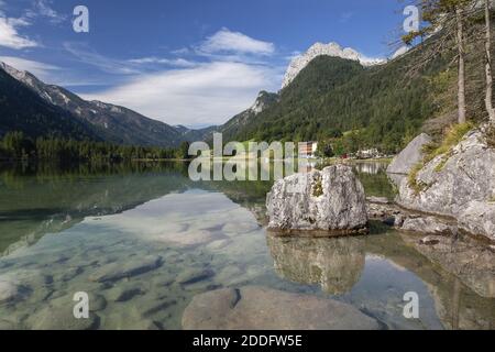 Geographie / Reisen, Deutschland, Bayern, Ramsau, Hintersee, Ramsau bei Berchtesgaden, Berchtesgad, Additional-Rights-Clearance-Info-not-available Stockfoto