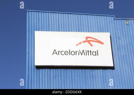 ArcelorMittal Stahlindustrie in Taranto, Apulien, Italien Stockfoto