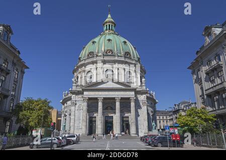 Geographie / Reisen, Dänemark, Kopenhagen, Frederikskirche, Frederiks Kirke in der Nähe von Schloss Amalienborg in, Additional-Rights-Clearance-Info-not-available Stockfoto