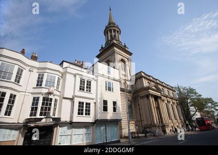 All Saints Church, heute Lincoln College Library in der Oxford High Street in Großbritannien, aufgenommen am 15. September 2020 Stockfoto