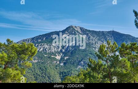 Türkische Riviera. Kumluca Bezirk der Provinz Antalya an der Mittelmeerküste der Türkei Stockfoto