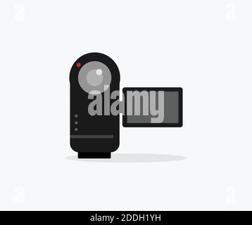 Design über das handycam-Symbol Stock Vektor