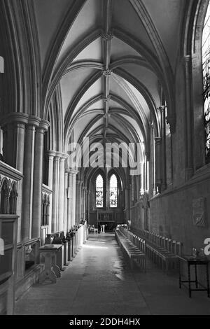 In Southwell Minster, Kathedrale und Pfarrkirche, Southwell, Nottinghamshire Stockfoto