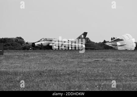 Die Polnische Luftwaffe Su-22. Stockfoto