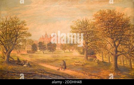 Aston Hall from the West, 1800-1900 von: J. Beardmore, Topographische Ansichten, Allgemeine Ansicht, England, Midlands Stockfoto