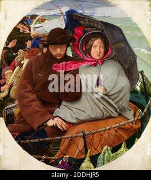 The Last of England, 1852-1855, Künstler: Ford Madox Brown Stockfoto