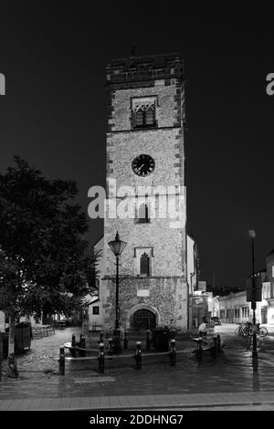 St Albans Clock Tower, Market Place, St Albans City, Hertfordshire County, England, Großbritannien Stockfoto