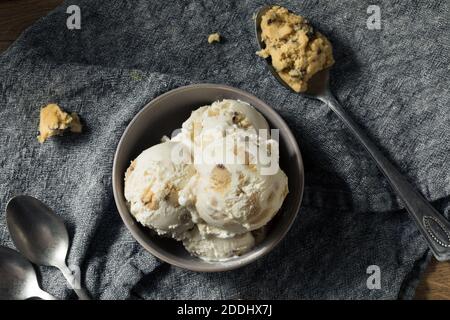 Frozen Plätzchen Teig Eis bereit zum Essen für Dessert Stockfoto