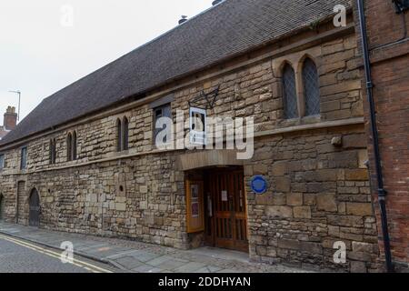 Blackfriars Arts Center/ Theater, ein ehemaliges Dominikanerkloster aus dem Jahr 1309, Boston, Lincolnshire, Großbritannien. Stockfoto