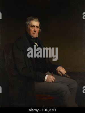 Portrait of David Cox (1783-1859), 1855 Sir John Watson Gordon, Ölgemälde, Portrait, Männlich, Artist Stockfoto