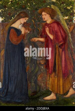 The Annunciation Artist: Sir Edward Burne-Jones, Religion, ChristianPre-Raphaelite, Parabola Japan Stockfoto