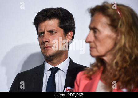 Der französische Minister für Städte und Wohnungsbau Julien Denormandie nimmt am 3. September 2019 an der Grenelle gegen häusliche Gewalt in Matignon in Paris Teil. Foto von Julie Sebadelha/ABACAPRESS.COM Stockfoto