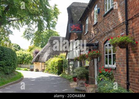 17th Century The Red Lion Pub, Chapel Lane, Blewbury, Oxfordshire, England, Großbritannien Stockfoto