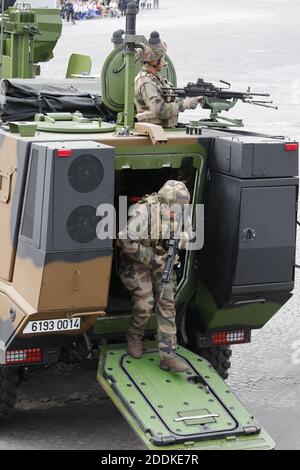 Demonstration der Spezialeinheiten während der jährlichen Parade vom 14. Juli, Paris, Frankreich am 14. Juli 2019. Foto von Henri Szwarc/ABACAPRESS.COM Stockfoto