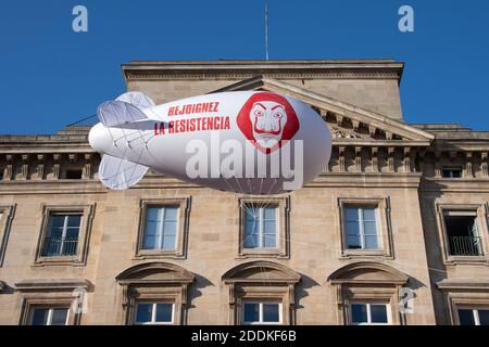 Allgemeine Atmosphäre während der Premiere von La Casa De Papel Staffel 3 in der Monnaie de Paris in Paris, Frankreich am 15. Juli 2019. Foto von Aurore Marechal/ABACAPRESS.COM Stockfoto