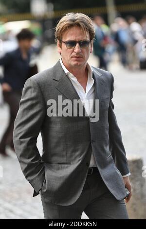 Benoit Magimel nahm an der Trauerfeier des französischen Direktors Jean-Pierre Mocky (der am 8. August um 90 Uhr starb) in der Kirche Saint-Sulpice in Paris, Frankreich, am 12. August 2019 Teil. Foto von ABACAPRESS.COM Stockfoto