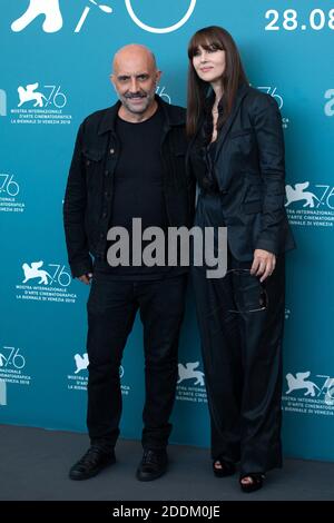 Gaspar Noe und Monica Bellucci nehmen an der irreversible - Inversion Integrale Photocall im Rahmen des 76. Internationalen Filmfestivals von Venedig (Mostra) am 31. August 2019 Teil. Foto von Aurore Marechal/ABACAPRESS.COM Stockfoto