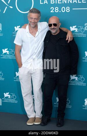 Vincent Cassel und Gaspar Noe bei der irreversible - Inversion Integrale Photocall im Rahmen des 76. Internationalen Filmfestivals von Venedig (Mostra) am 31. August 2019. Foto von Aurore Marechal/ABACAPRESS.COM Stockfoto