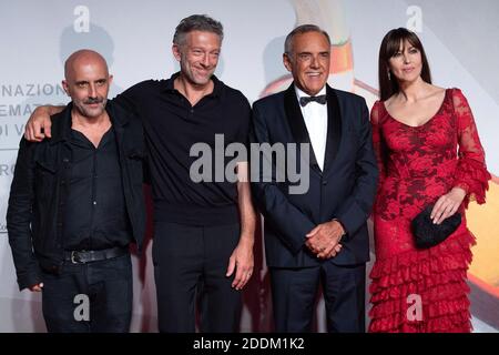 Gaspar Noe, Vincent Cassel, Alberto Barbera und Monica Bellucci bei der UA irreversible - Inversion Integrale im Rahmen des 76. Internationalen Filmfestivals von Venedig (Mostra) am 31. August 2019. Foto von Aurore Marechal/ABACAPRESS.COM Stockfoto
