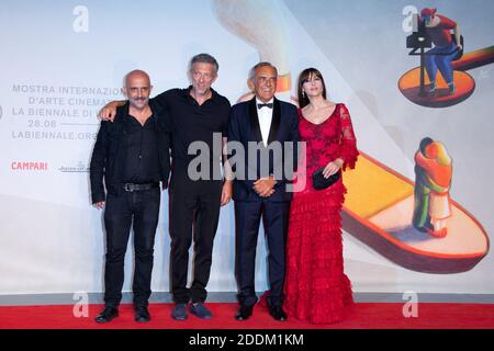Gaspar Noe, Vincent Cassel, Alberto Barbera und Monica Bellucci bei der UA irreversible - Inversion Integrale im Rahmen des 76. Internationalen Filmfestivals von Venedig (Mostra) am 31. August 2019. Foto von Aurore Marechal/ABACAPRESS.COM Stockfoto
