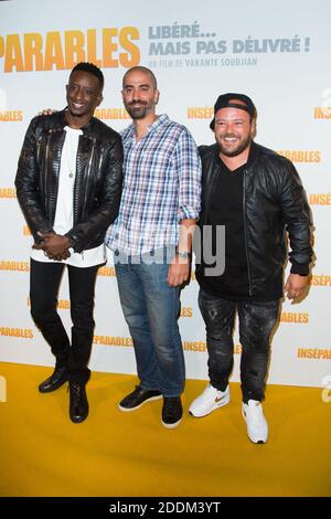 Ahmed Sylla, Varante Soudjian und Alban Ivanov nehmen am 02. September 2019 an der Pariser Filmpremiere "Inseparables" bei der UGC Cine Cite Bercy Teil. Foto von Nasser Berzane/ABACAPRESS.COM Stockfoto
