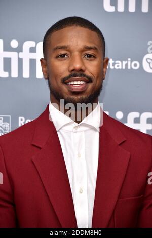 Michael B. Jordan nimmt an der "Just Mercy" Pressekonferenz während des Toronto International Film Festival 2019 im TIFF Bell Lightbox am 07. September 2019 in Toronto, Kanada, Teil. Foto von Lionel Hahn/ABACAPRESS.COM Stockfoto