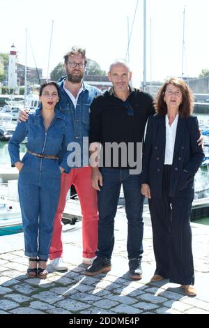 Cecile Rebboah, Alexandre Castagnetti, Medi Sadoun und Claire Nadeau von TV-Fiction 'ITINERAIRE d'une maman braqueuse', die am 12. September 2019 im Rahmen des 21. Festival of TV Fiction in La Rochelle, Frankreich, an einer Fotocall teilnahmen. Foto von Aurore Marechal/ABACAPRESS.COM Stockfoto