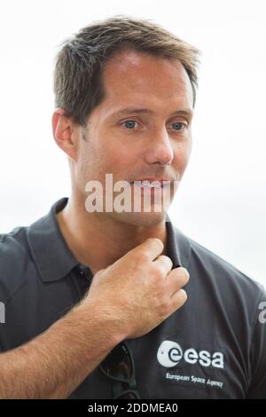 Spaceman Thomas Pesquet während der Pressekonferenz von Aviation Sans Frontieres am 16. januar 2019 in Paris. Foto von Nasser Berzane/ABACAPRESS.COM Stockfoto